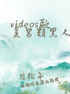 videos欧美另类黑人
