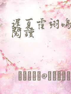 迟夏霍翊鸣免费阅读