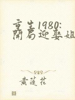 重生1980:开局迎娶姐姐闺蜜在线收听