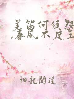 羌笛何须怨杨柳,春风不度玉门关意思