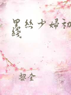 黑丝少妇初次在线