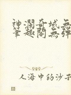 神澜奇域无双珠笔趣阁无弹窗