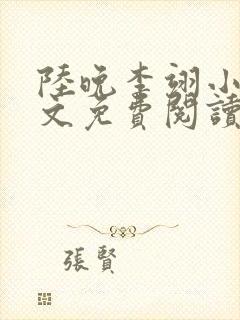 陆晚李翊小说全文免费阅读无弹窗