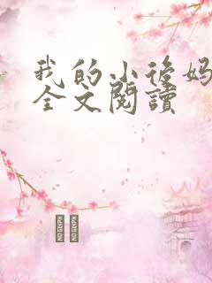 我的小后妈小说全文阅读