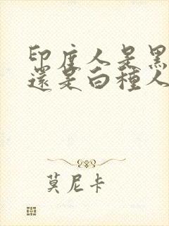 印度人是黑种人还是白种人