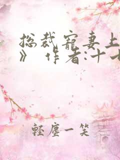 总裁宠妻上瘾了》 作者:十七陌