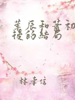 叶辰和萧初然最后的结局