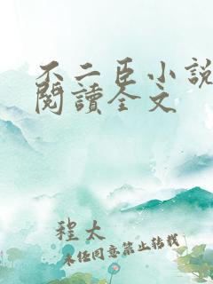 不二臣小说免费阅读全文