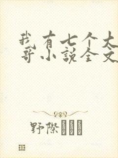 我有七个大佬哥哥小说全文阅读