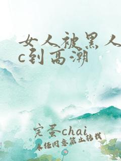 女人被黑人狂躁c到高潮