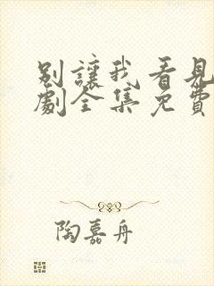 别让我看见电视剧全集免费观看