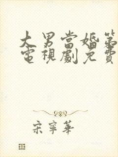 大男当婚第二部电视剧免费观看