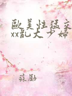 欧美性猛交xxxx乱大少妇