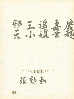 邪王追妻废材逆天小姐笔趣阁