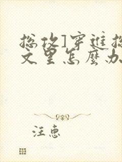 总攻]穿进总受文里怎么办