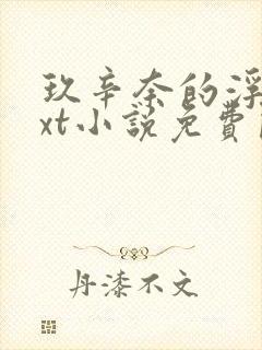 玖辛奈的浮殇txt小说免费阅读