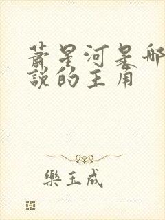 萧星河是哪部小说的主角