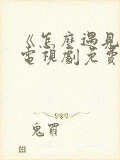 《怎么遇见你》电视剧免费观看全集