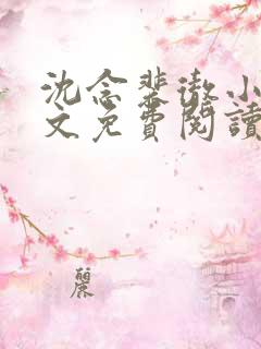 沈念裴彻小说全文免费阅读