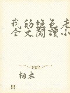 我的绝色老板娘全文阅读小说