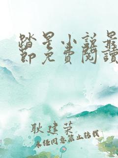 踏星小说最新章节免费阅读