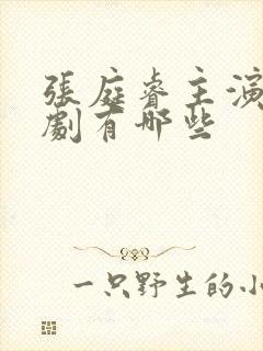 张庭睿主演的短剧有哪些