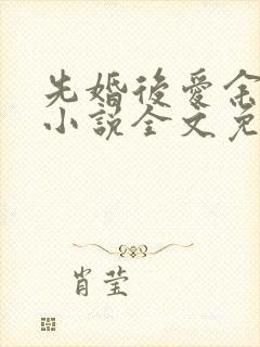 先婚后爱余慧慧小说全文免费阅读