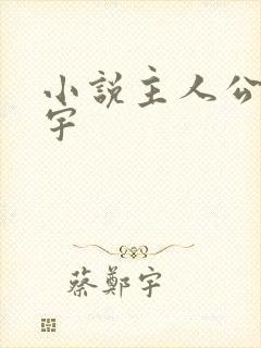 小说主人公叫陈宇