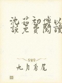 沈茹初傅以谦小说免费阅读最新章节