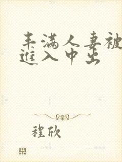 丰满人妻被猛烈进入中出