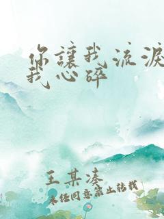 你让我流泪你让我心碎