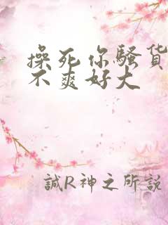 操死你骚货,爽不爽好大