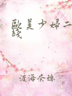 欧美少妇二区在线
