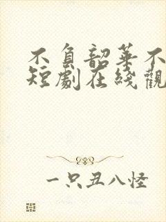 不负韶华不负卿短剧在线观看