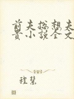 前夫总想夫凭子贵小说全文免费阅读