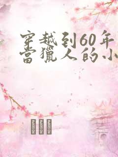 穿越到60年代当猎人的小说