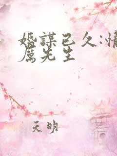 婚谋已久:情迷厉先生