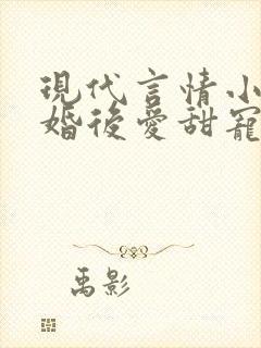现代言情小说先婚后爱甜宠