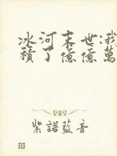 冰河末世:我囤积了亿亿万物资小说版