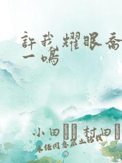 许我耀眼乔琳于一鸣