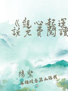 《观心起运》小说免费阅读