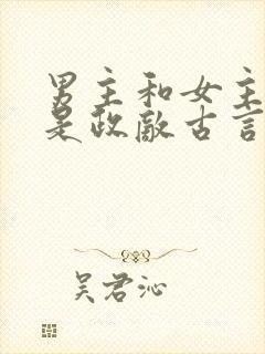 男主和女主父亲是政敌古言