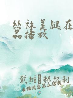 丝袜美腿在线精品播放