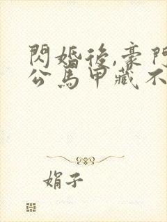 闪婚后,豪门老公马甲藏不住