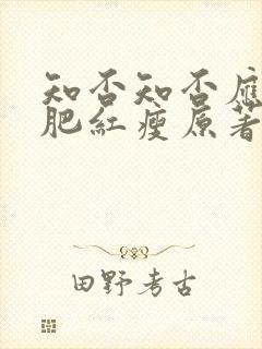 知否知否应是绿肥红瘦原著小说作者是谁