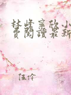 林峰宁欣小说免费阅读最新章节更新时间