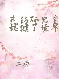 我的师兄实在太稳健了境界