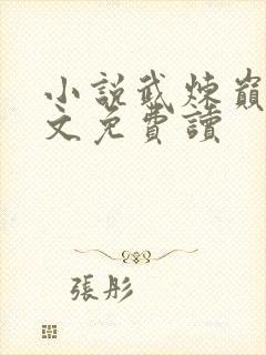 小说武炼巅峰全文免费读