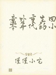 意外重生回到八零年代的小说