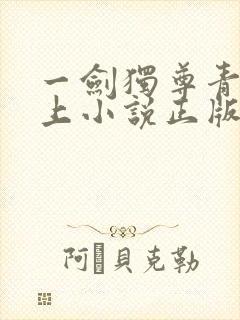 一剑独尊青鸾峰上小说正版